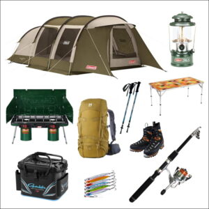 テント、ザック、登山用品、釣り用品、リール、竿、登山靴、キャンプ用品の出張買取り。静岡市駿河区、葵区、清水区、焼津市、藤枝市。